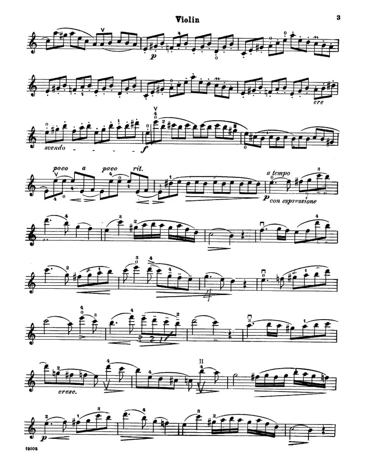 Concerto No.1 in a minor（A小调第一小提琴协奏曲）