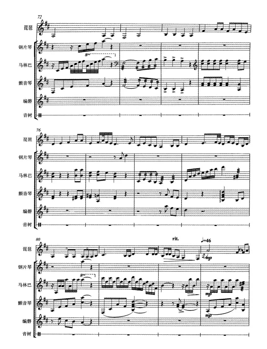 飞花点翠（琵琶+打击乐）