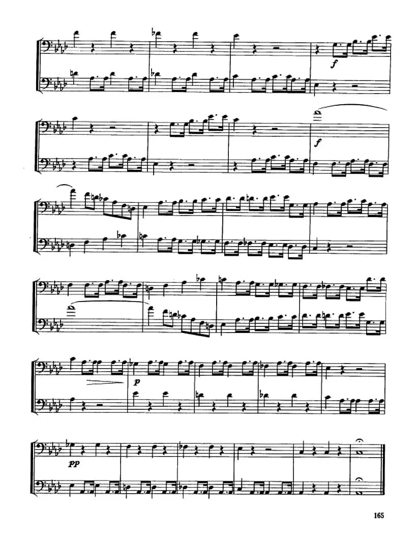 长号二重奏练习曲（4——14）