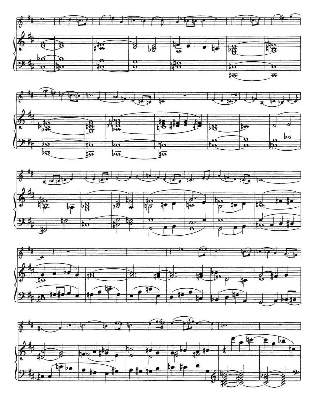 25首小提琴曲合集：Melody.（F. TH. CURSCH-BUHREN Op.157，No.1）（小提琴+钢琴伴奏）