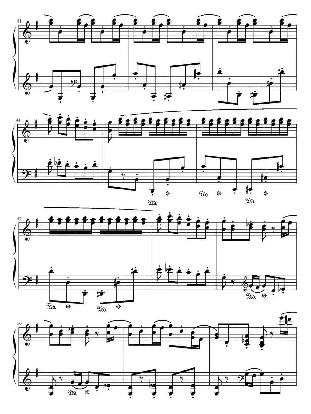 E大调回旋随想曲（门德尔松Op.14）