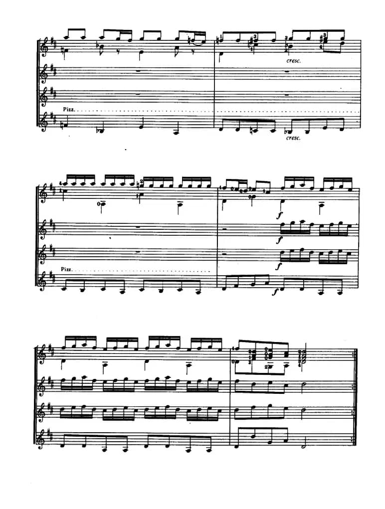 D大调协奏曲（古典吉他三重奏）