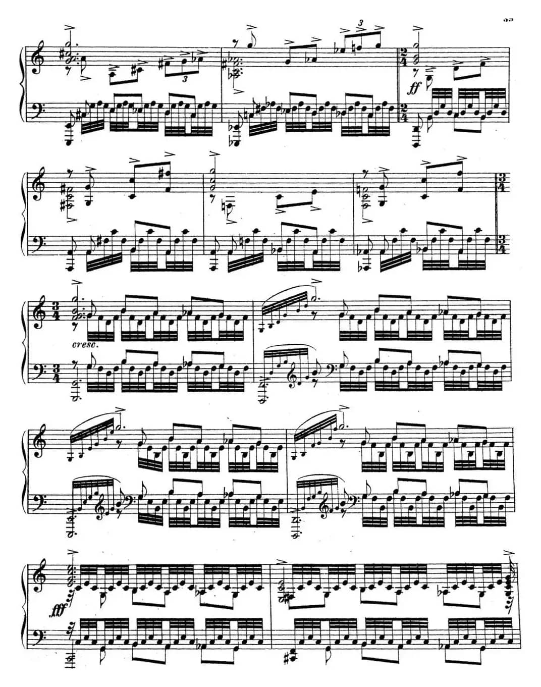 拉赫玛尼诺夫 音乐瞬间 Op.16 No.6 C大调