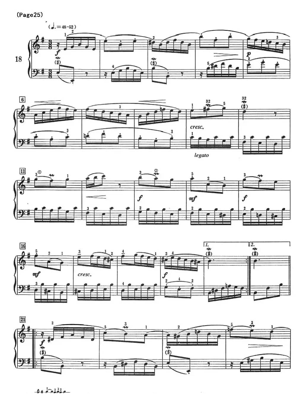 巴赫小前奏曲（NO.17-NO.18）