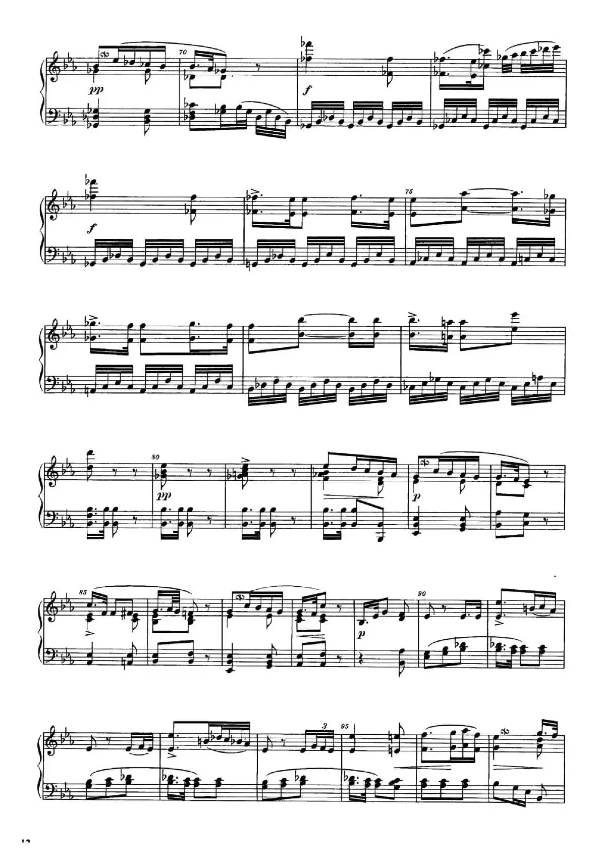 降B大调钢琴奏鸣曲 （Piano Sonata in B-flat Major Op.1）