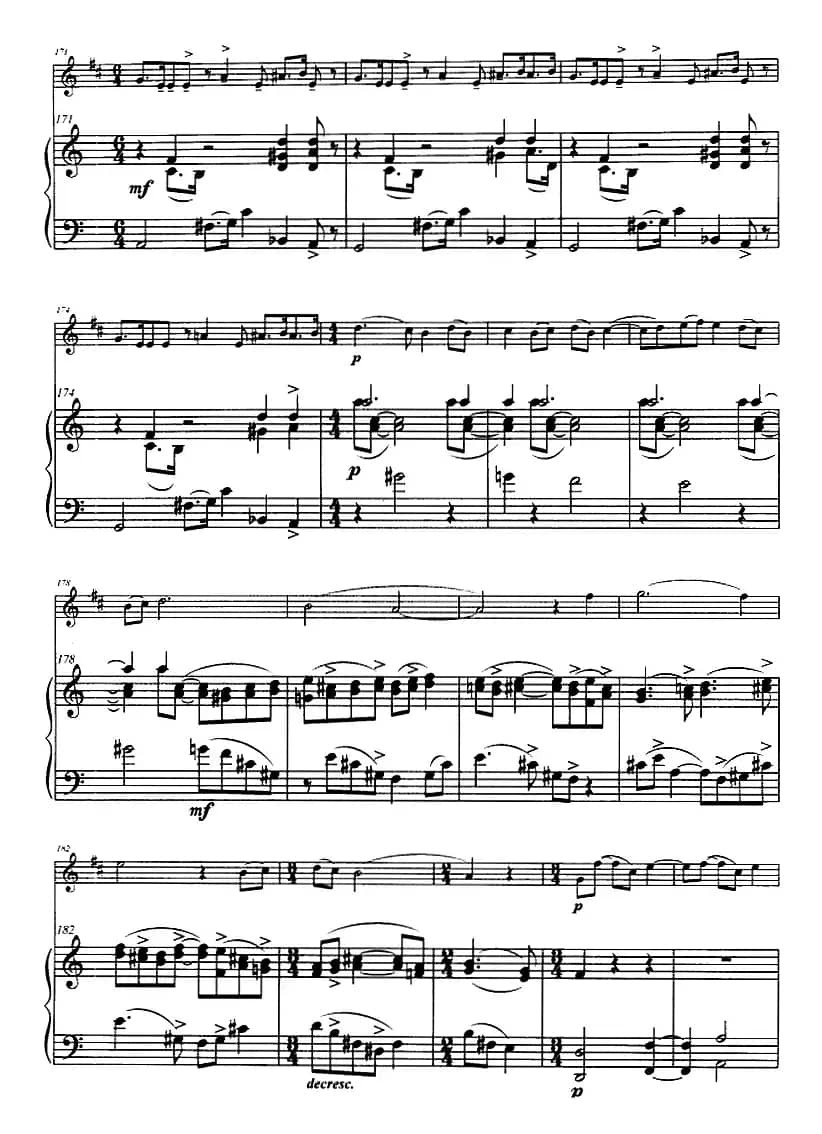 爵士风格的小协奏曲（小号+钢琴伴奏）