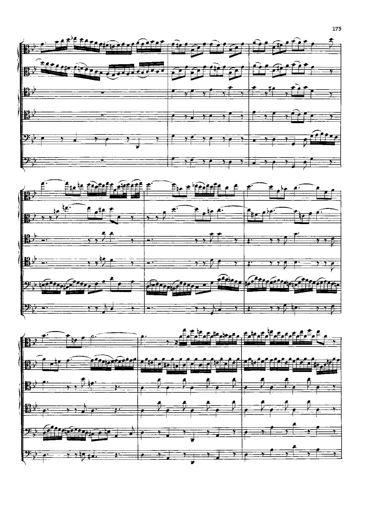 勃兰登堡第六协奏曲（弦乐合奏总谱）