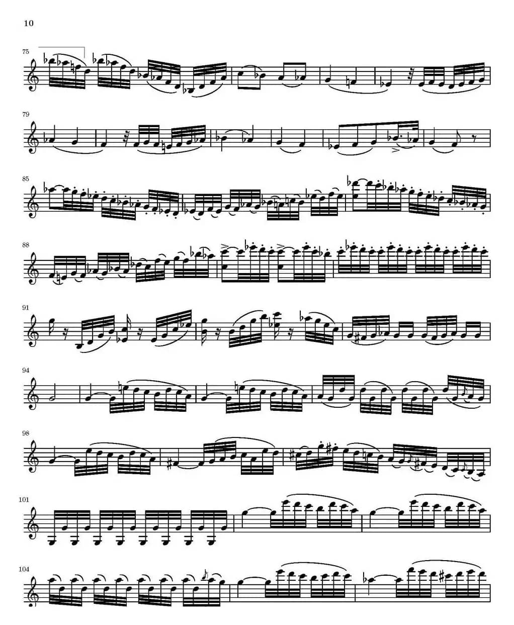 String Quartet nr.18 in E minor（E小调弦乐四重奏）（第一小提琴分谱）