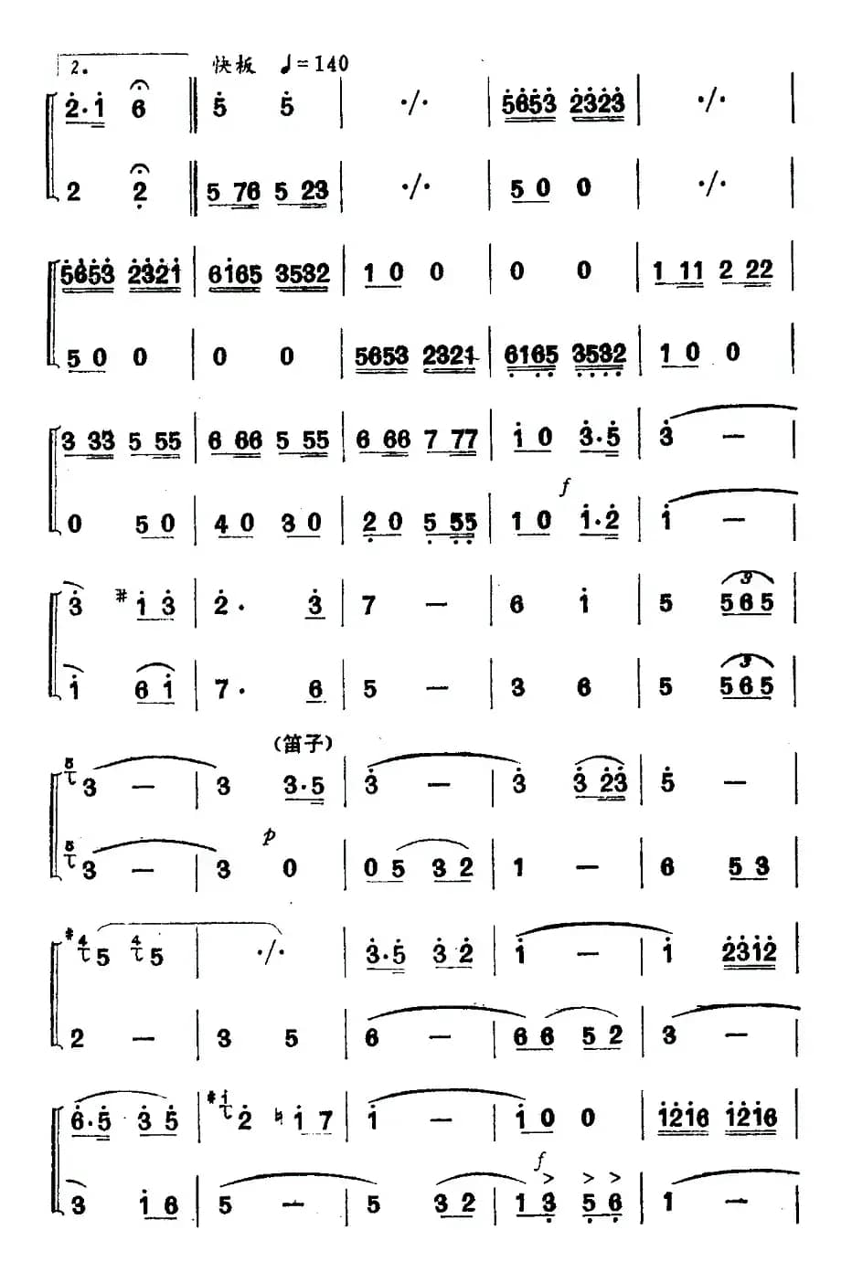 送粮路上（合奏）