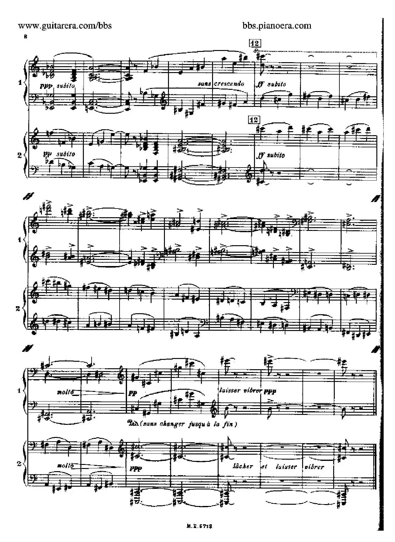 Sonata for Two Pianos（双钢琴奏鸣曲）