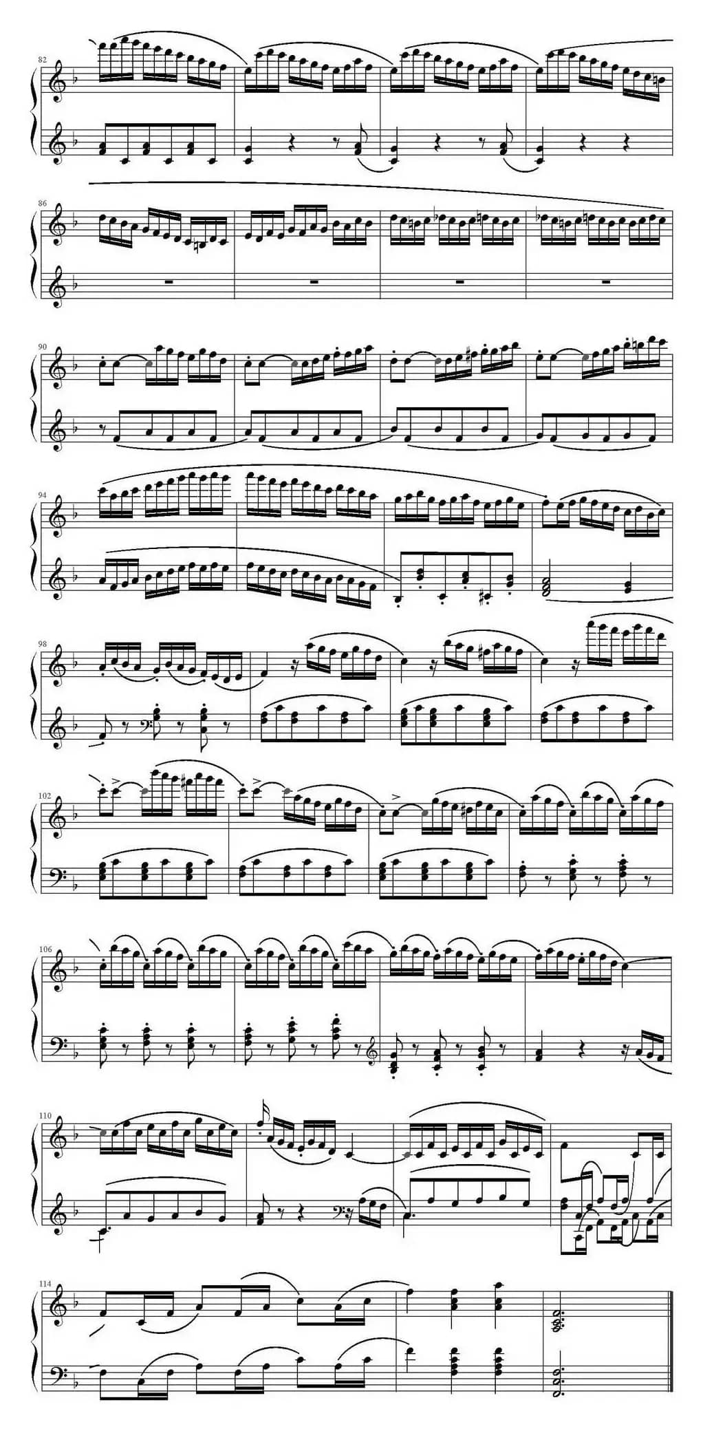 小奏鸣曲（Op.20，No.3 第三乐章）（库劳作曲版）