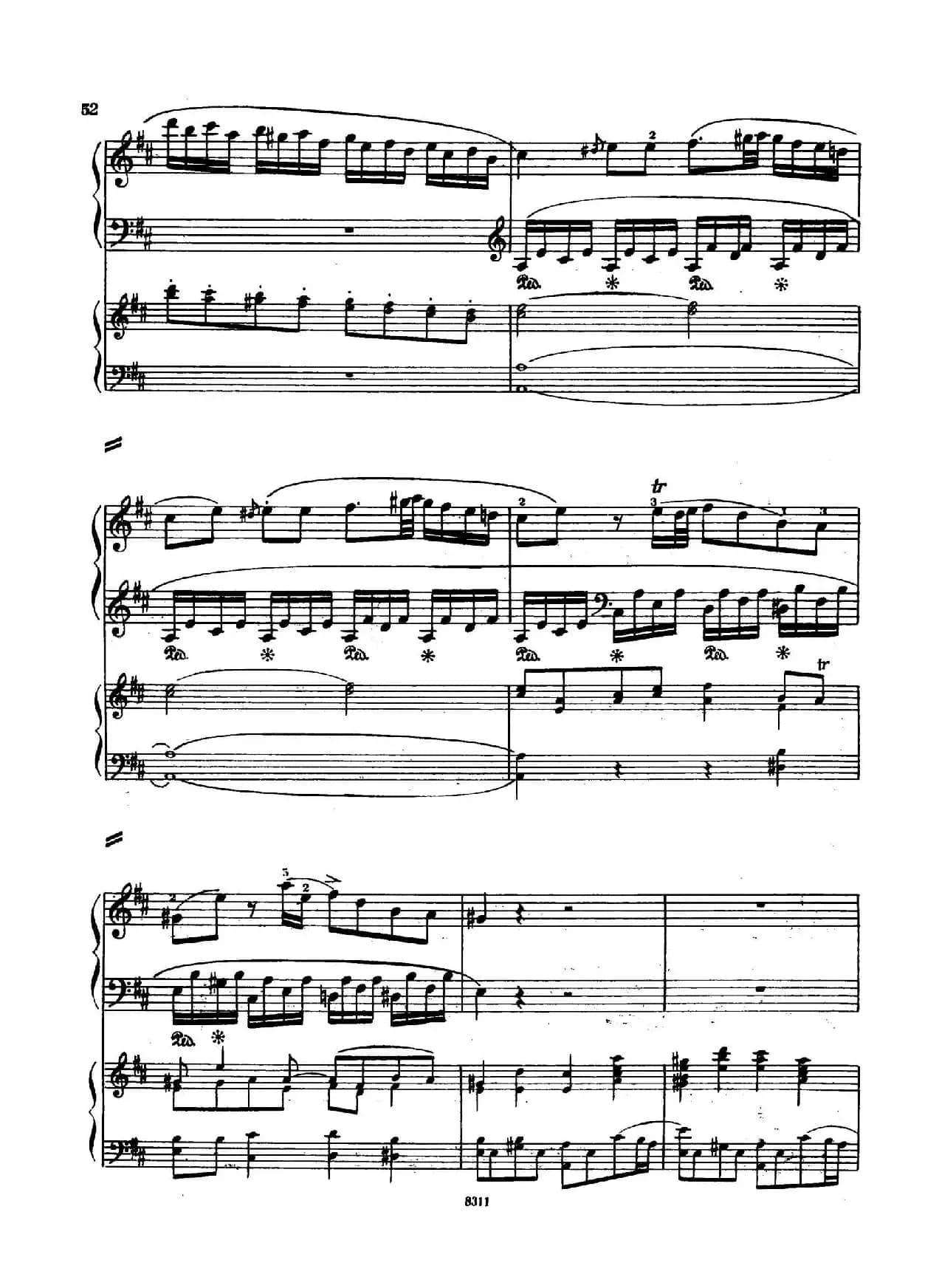 Concerto no 5 K 175 - 2 Piano（Ⅰ）