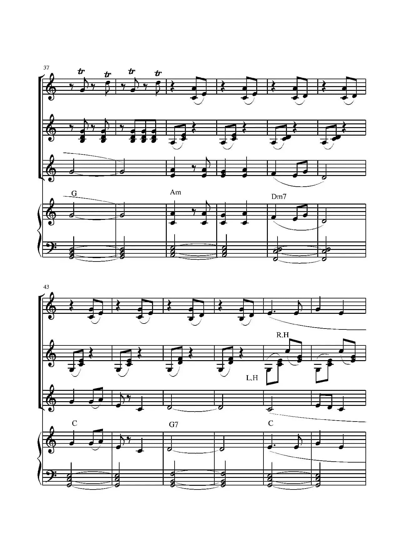 火车向着韶山跑（电子琴四重奏）