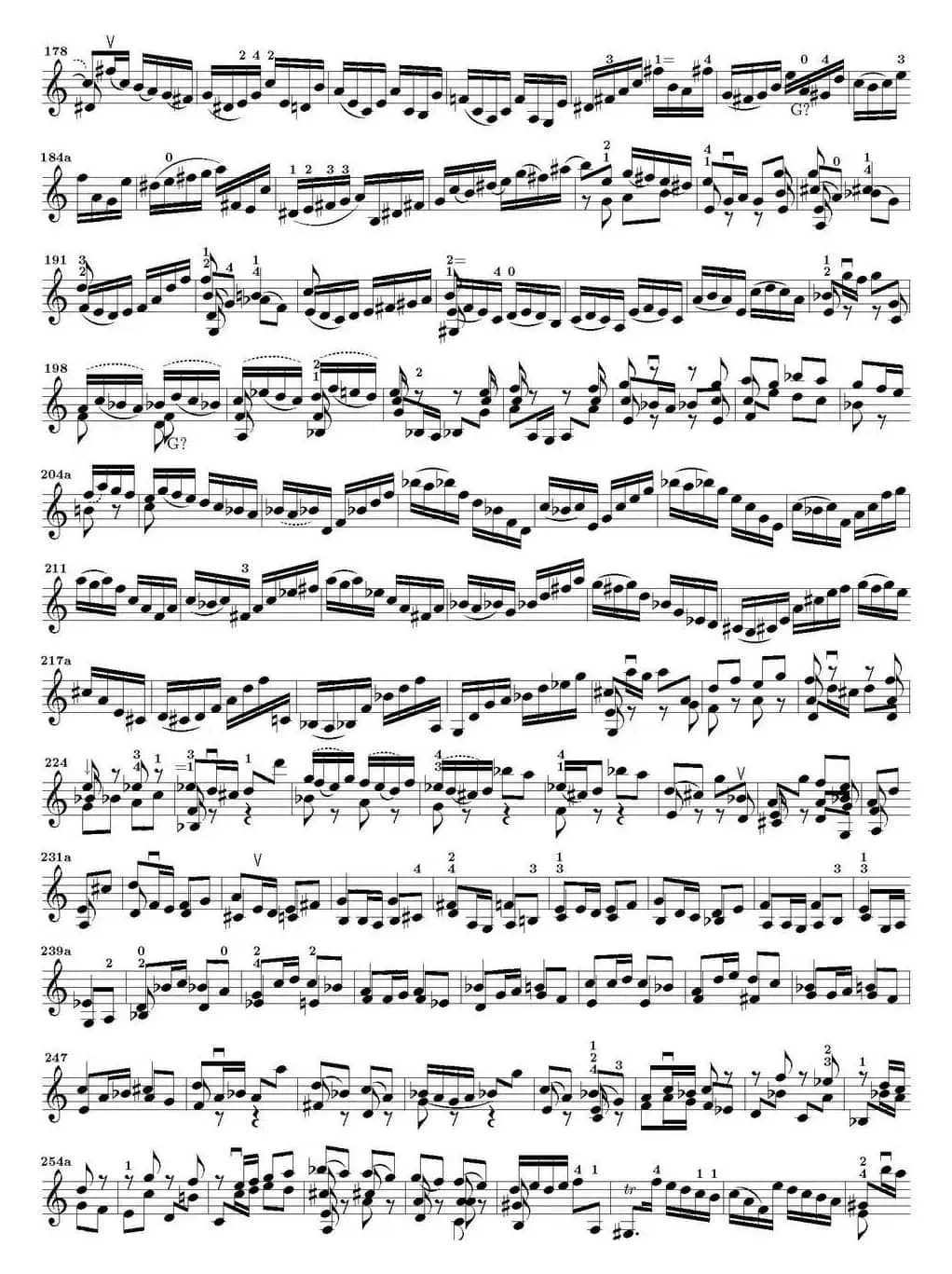 Bach Sonata BWV1003（无伴奏小提琴组曲）