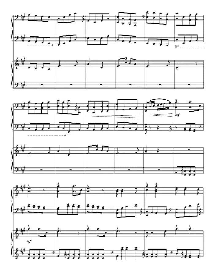 保卫黄河（四手联弹）