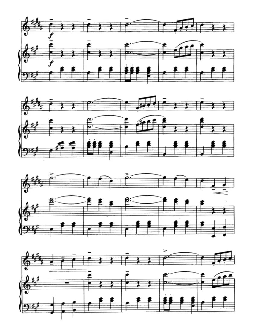 蓝色的多瑙河圆舞曲（降B小号独奏）