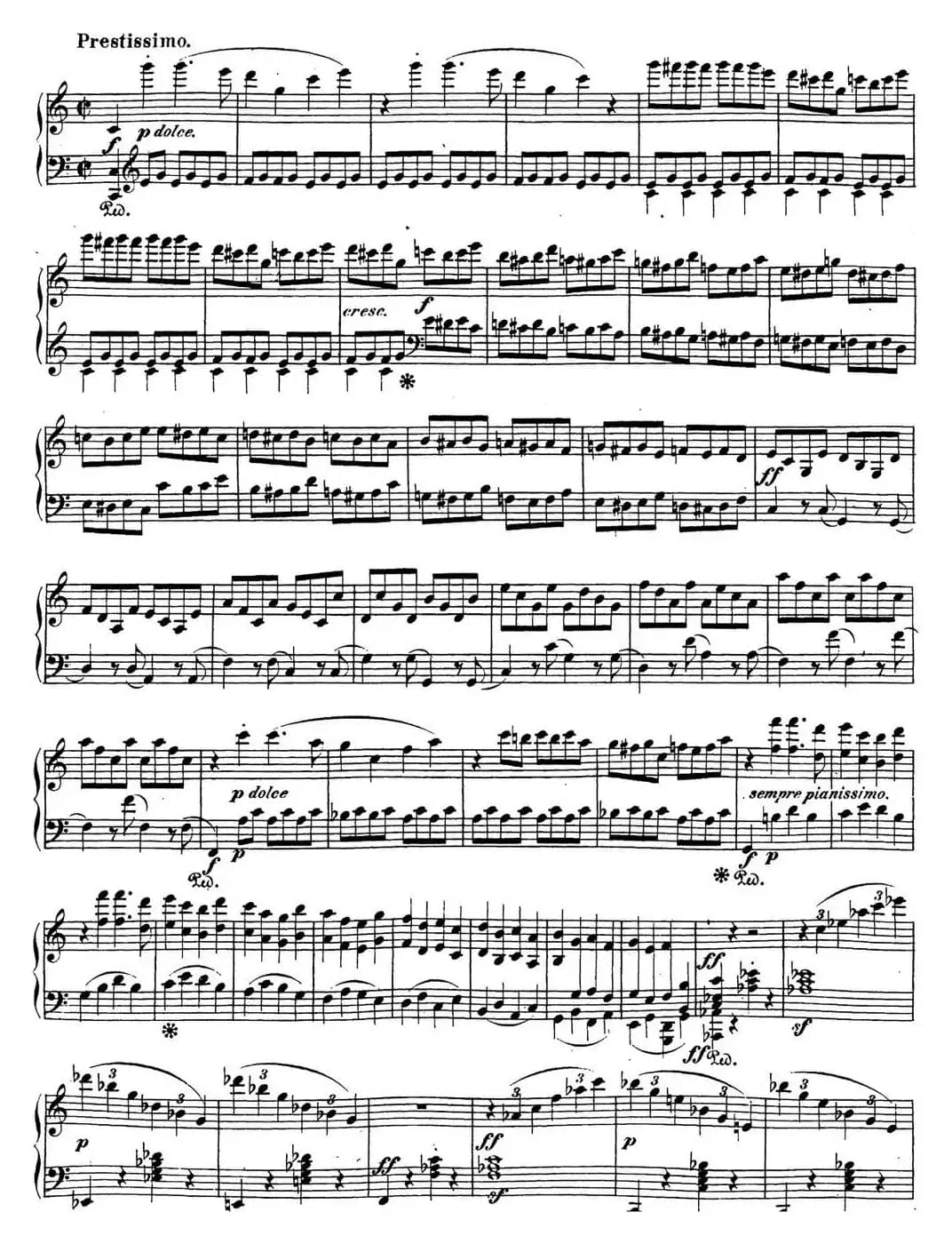 贝多芬钢琴奏鸣曲21 黎明（华尔斯坦） C大调 Op.53 C major