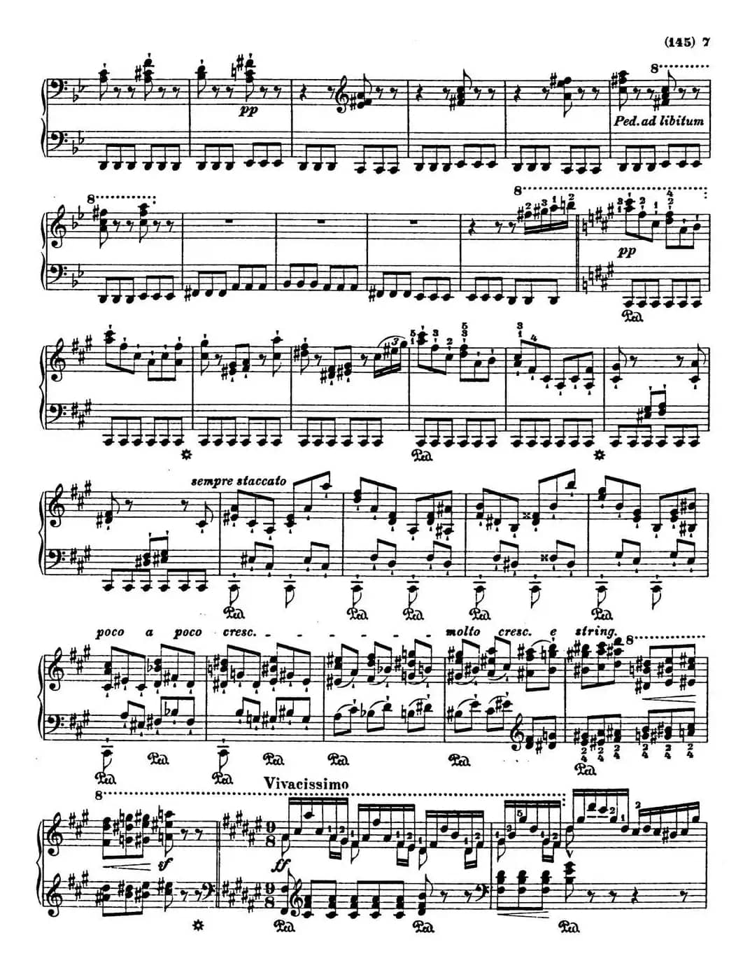 李斯特音乐会练习曲 S145（1 S145 森林的呼啸 Waldesrauschen）