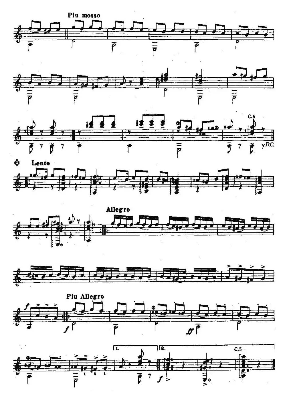 两把吉他（俄罗斯民谣、古典吉他名曲）