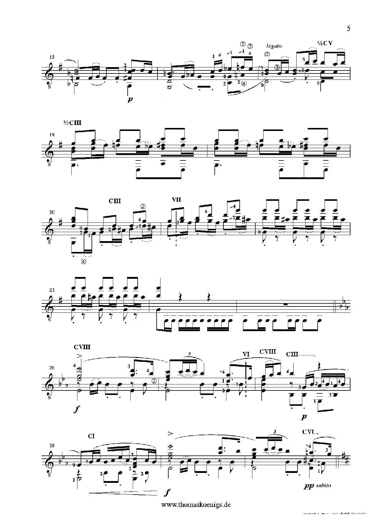 Sevilla(No.3 der Suite espanola op.47)（古典吉他）