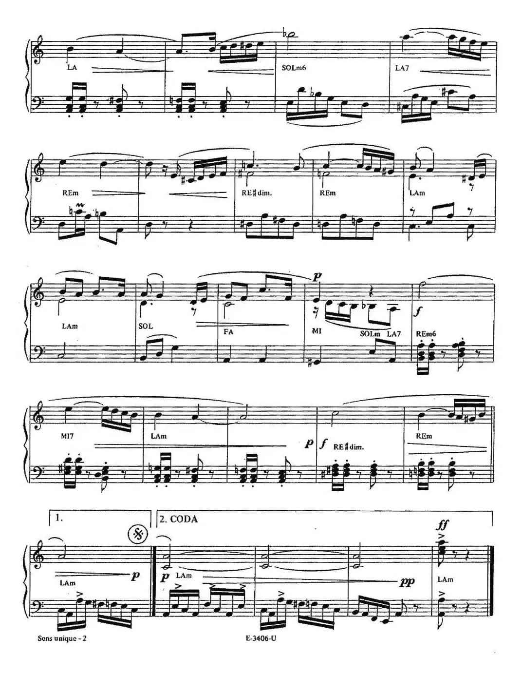 Piazzolla合集：13、Sens Unique