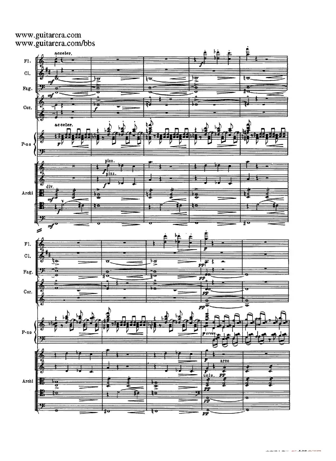 c小调第二钢琴协奏曲 Op.18（第三乐章总谱P25——37）