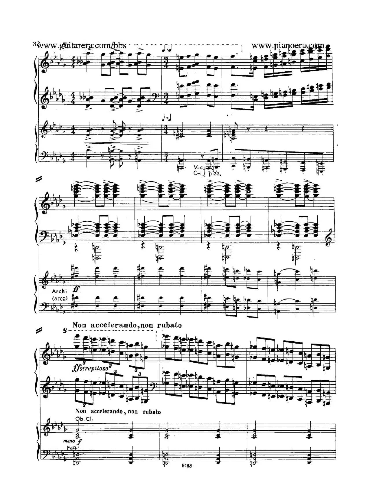 Piano Concerto in D-flat Major Op.37（降D大调钢琴协奏曲·Ⅰ·双钢琴）