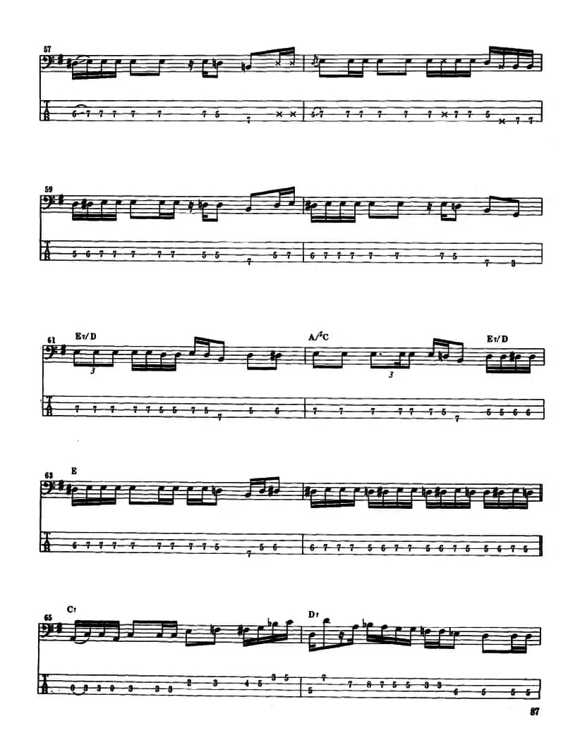 电贝司专业等级第六级(三、自选曲目)