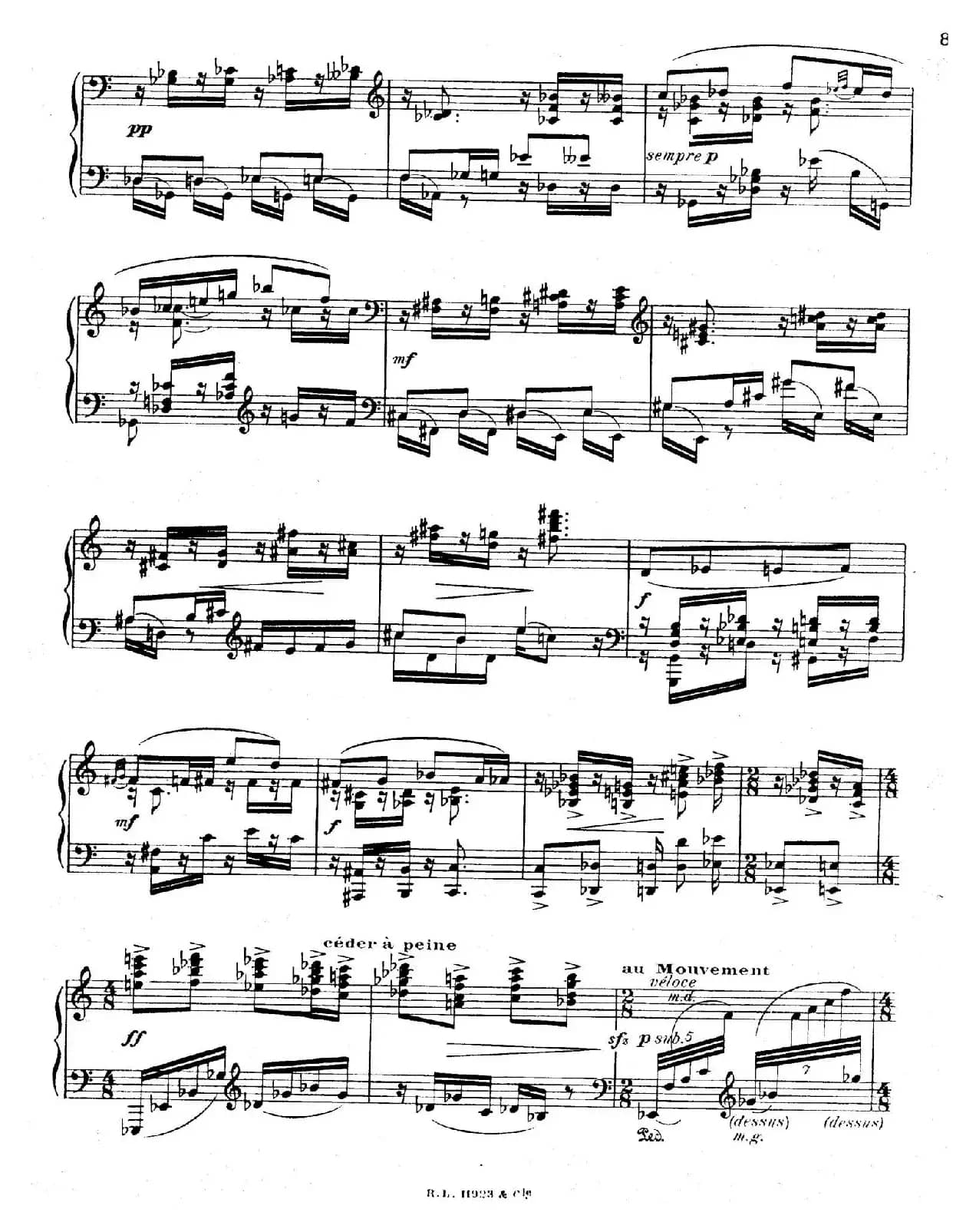 2 Intermezzos（2首间奏曲·2）