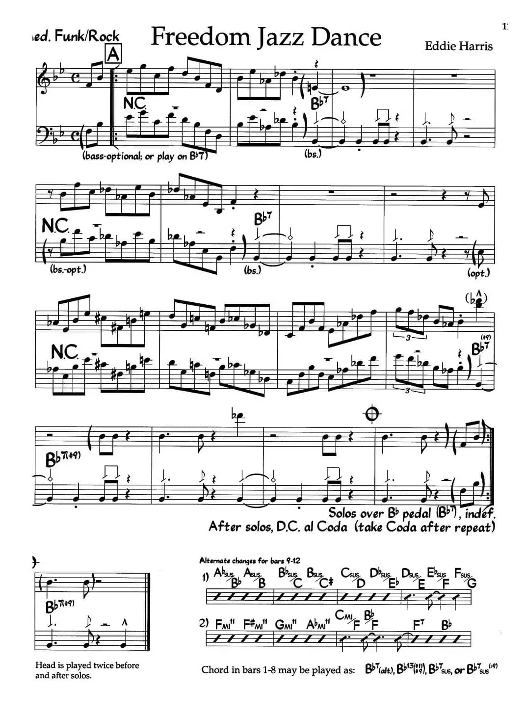 Freedom Jazz Dance（自由爵士舞）（爵士钢琴曲）