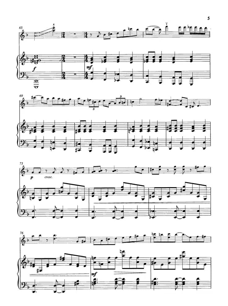 玫瑰香（小提琴独奏+钢琴伴奏）