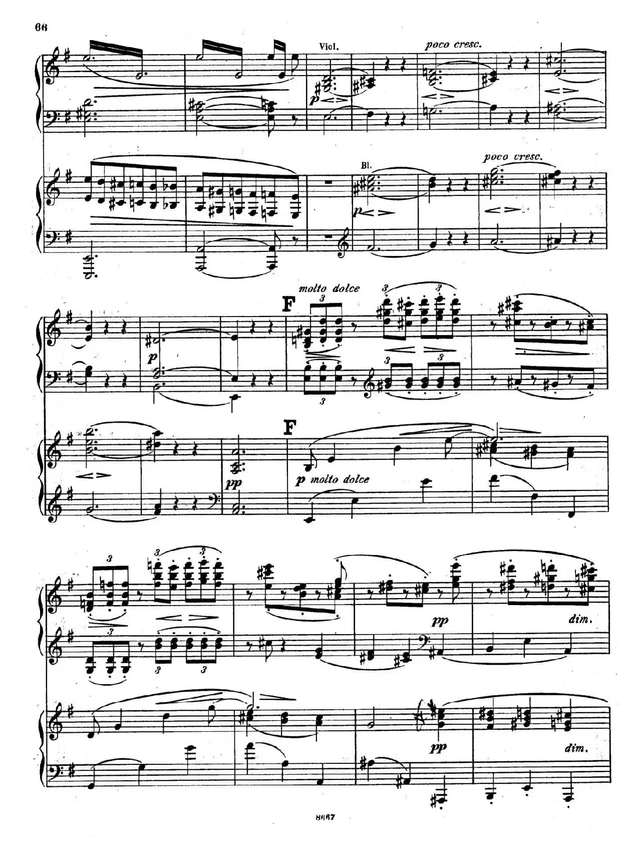 Symphony No.4 in e Minor Op.98（e小调第四交响曲·双钢琴）