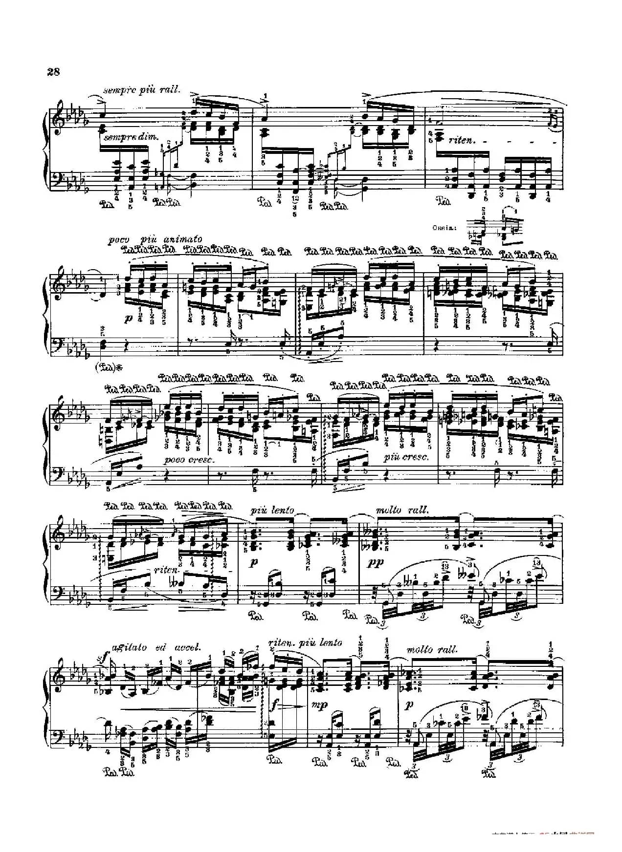 53首以肖邦练习曲为素材而作的练习曲（No.5）