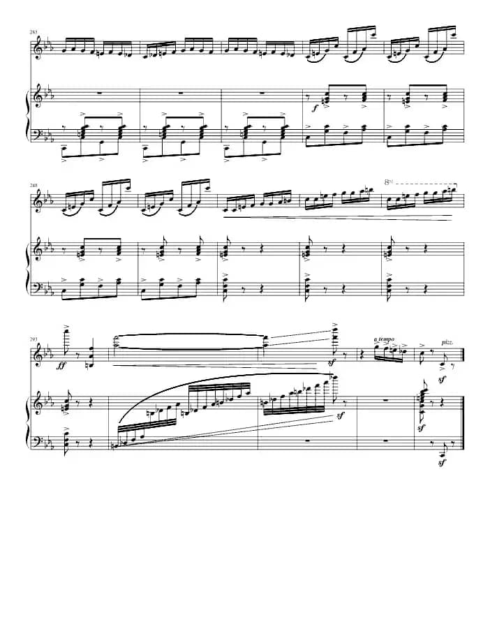 阳光照耀着塔什库尔干（钢琴+小提琴）