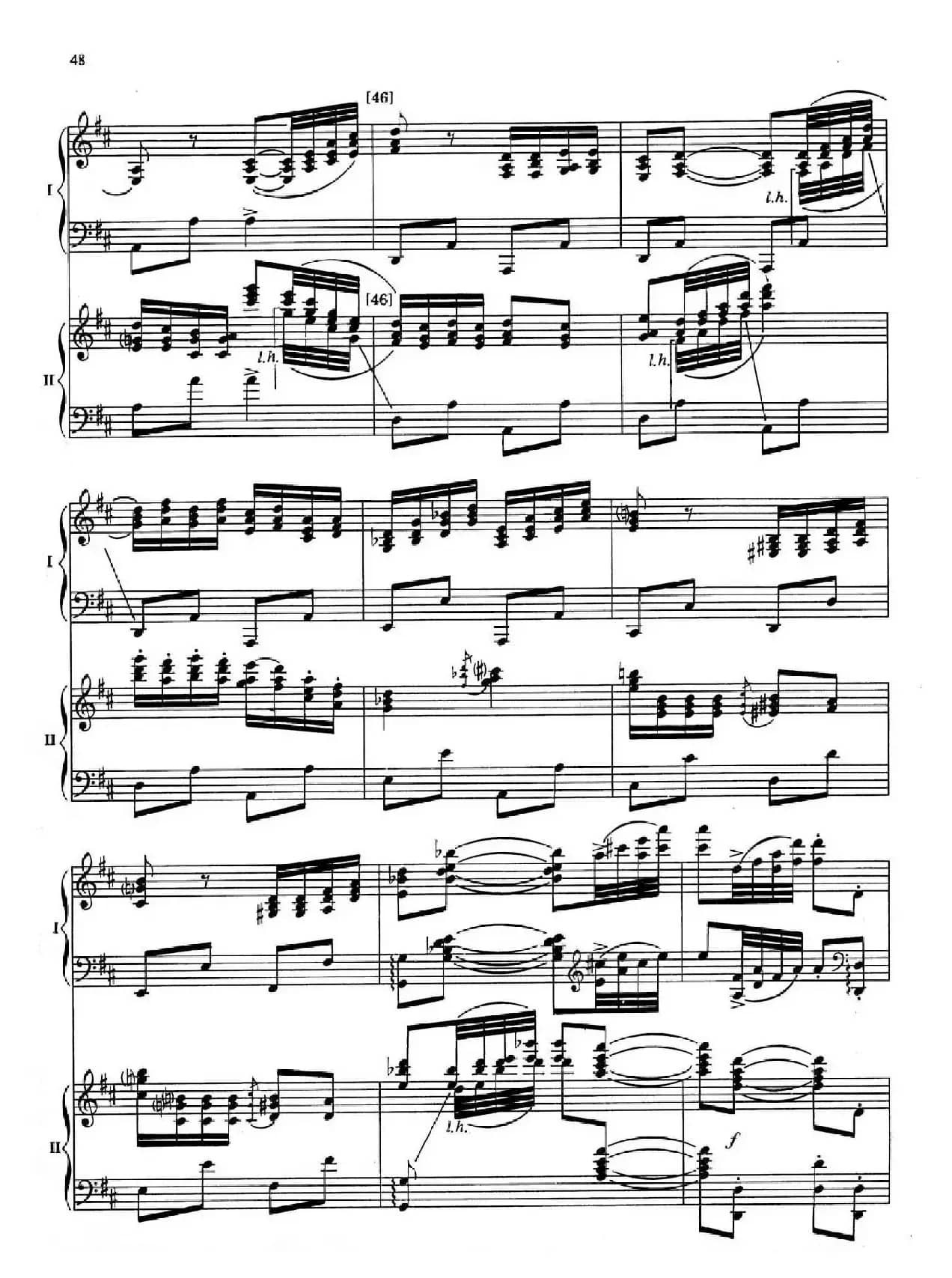 Nutcracker Op.71 芭蕾舞剧《胡桃夹子》（改编双钢琴版·第五部分）