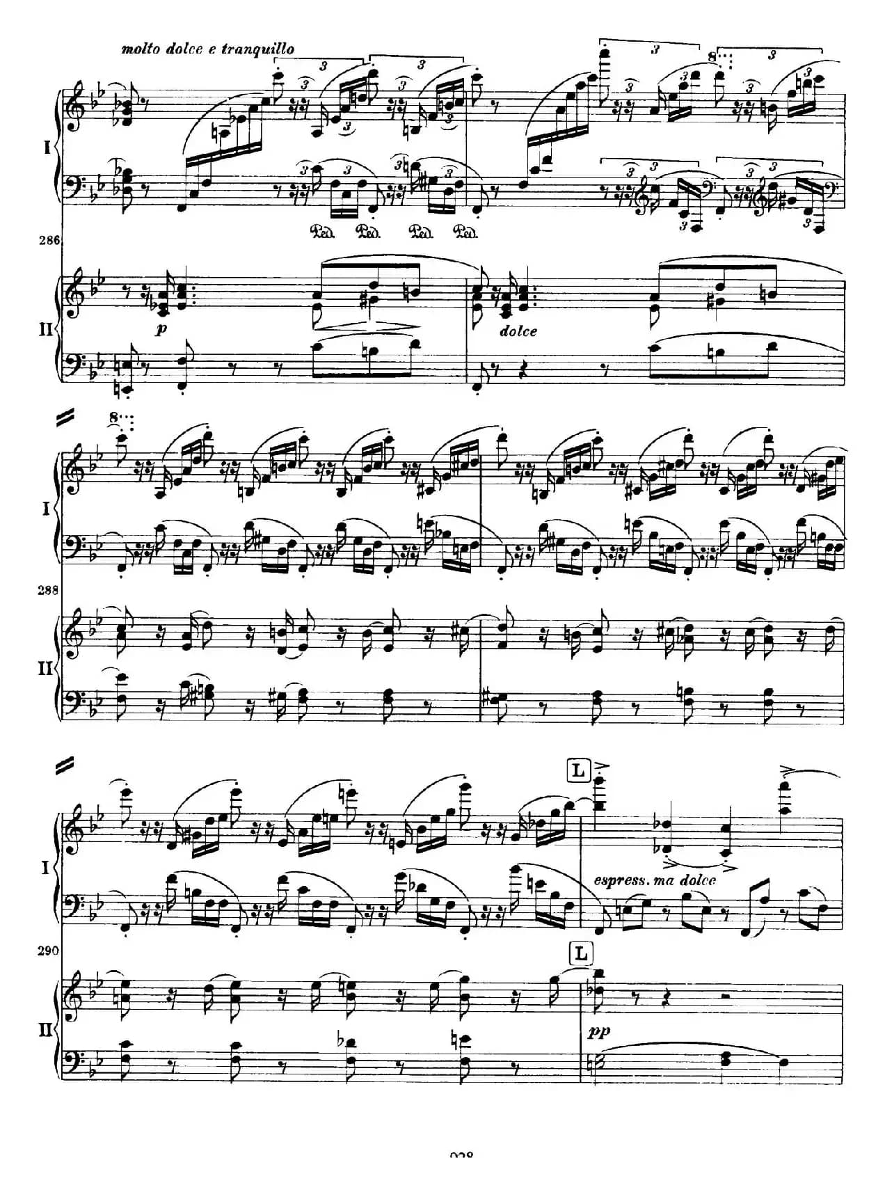 降B大调第二钢琴协奏曲 （P21——30）