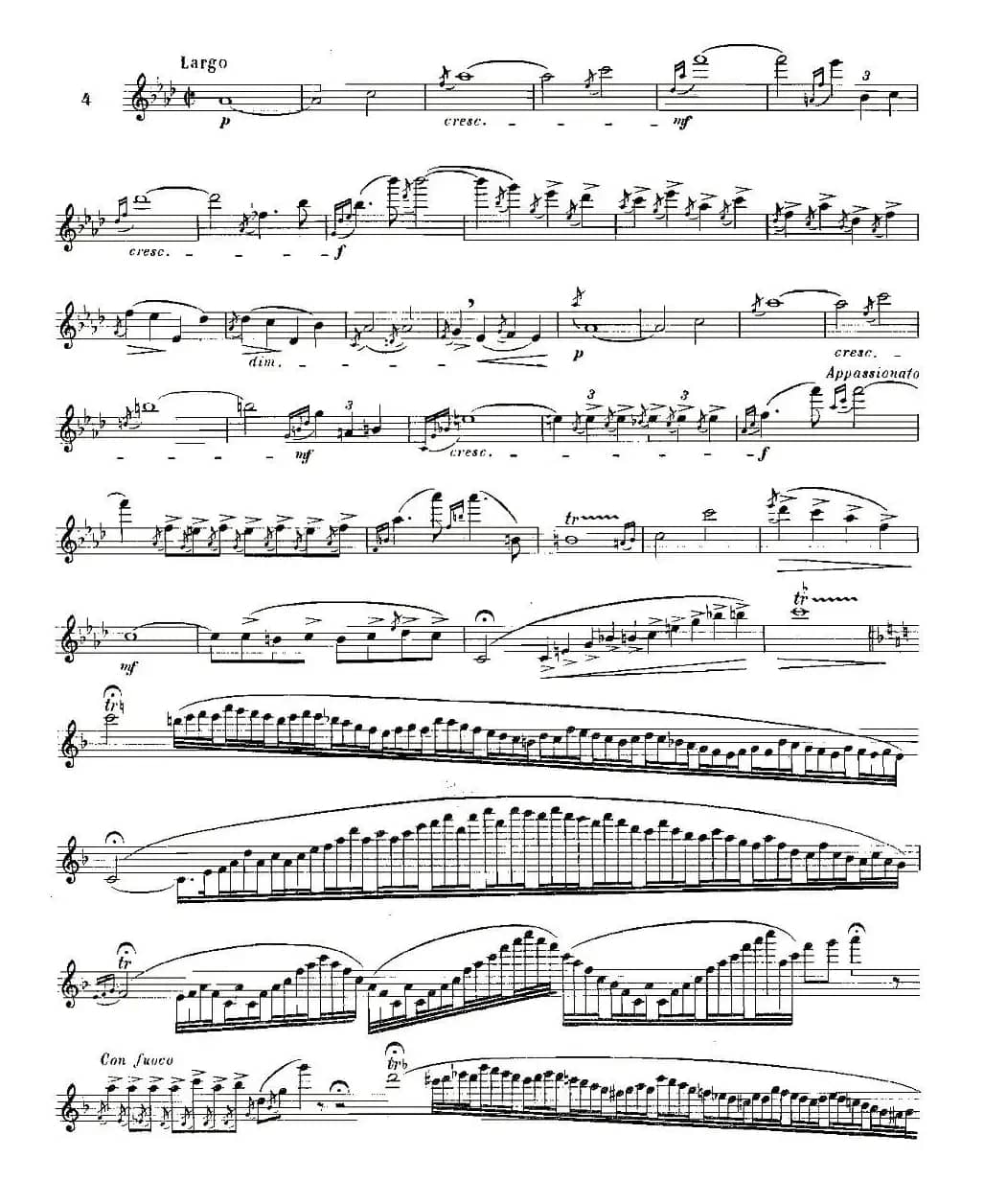 基于维尼亚夫斯基练习曲的10首长笛练习曲之4（Moyse - 10 Studies After Wieniawski）