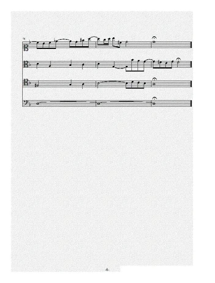 Contrapunctus 1（赋格的艺术）（弦乐四重奏）