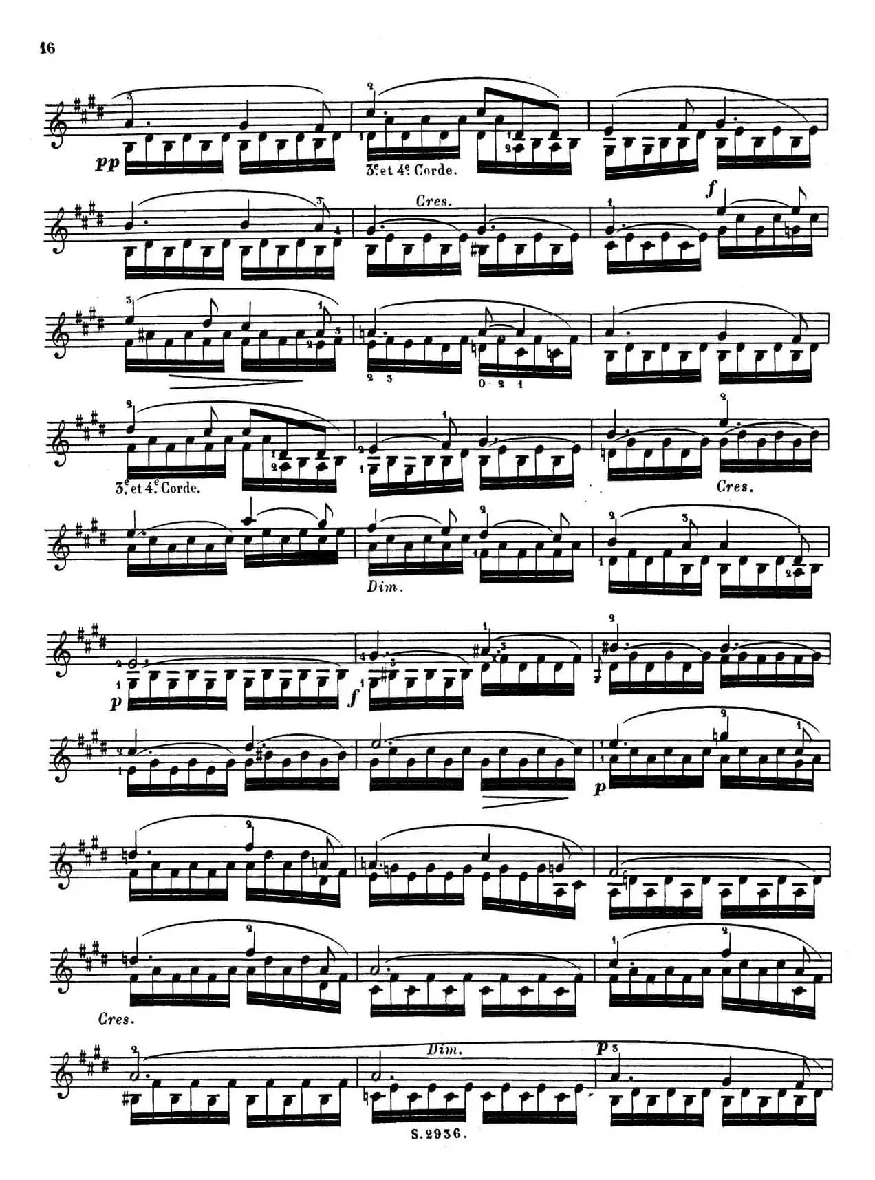 6首高级小提琴练习曲 Op.13（5）