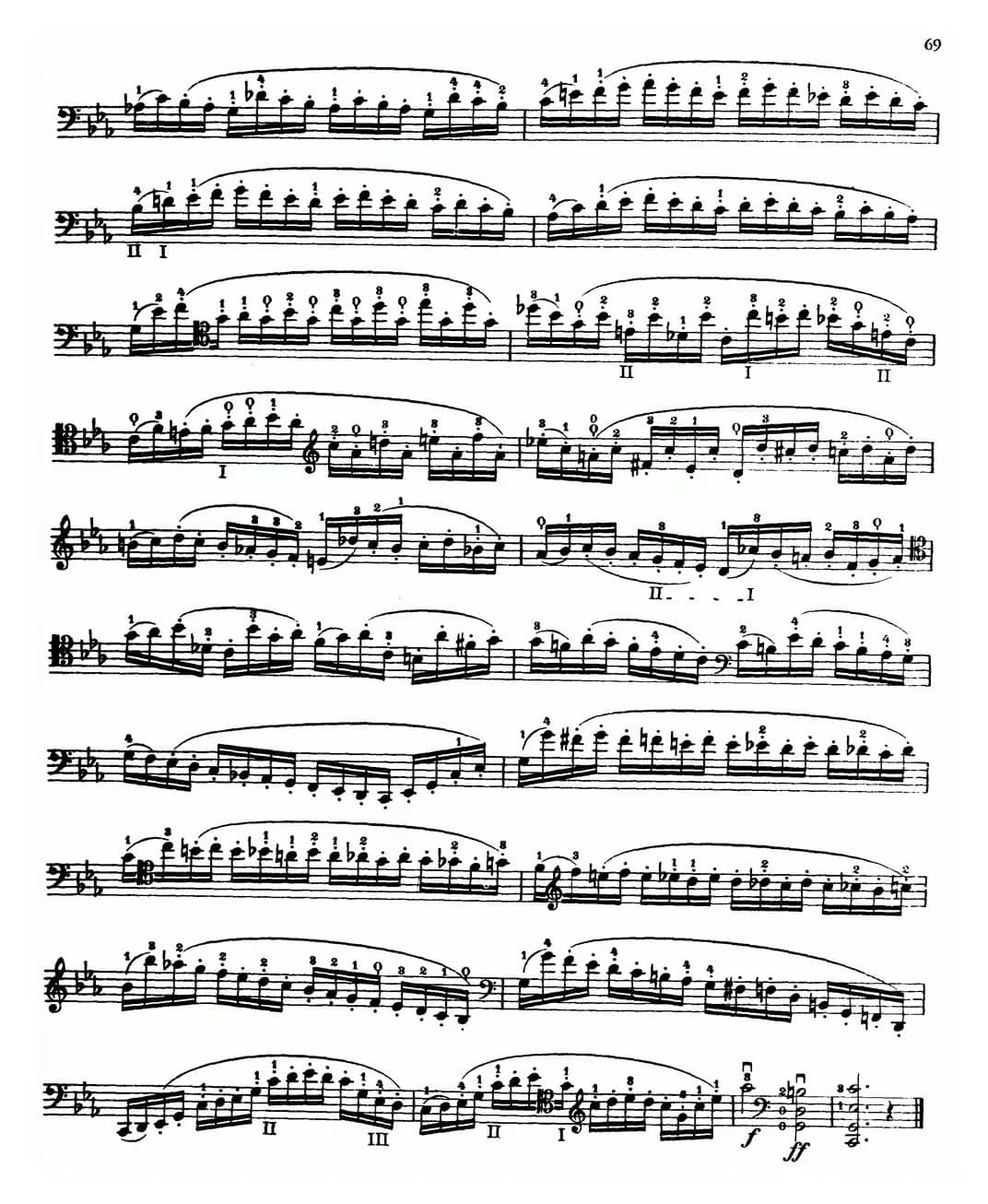 大提琴高级练习曲40首 No.32