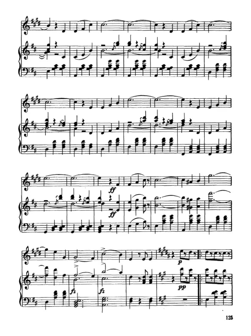 蓝色的多瑙河圆舞曲（降B小号独奏）