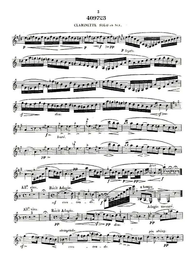 Klose Souvenir a Romero（单簧管）