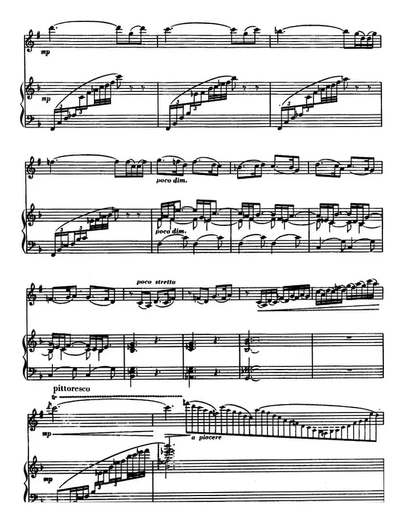 大巴山的春天（单簧管+钢琴伴奏）