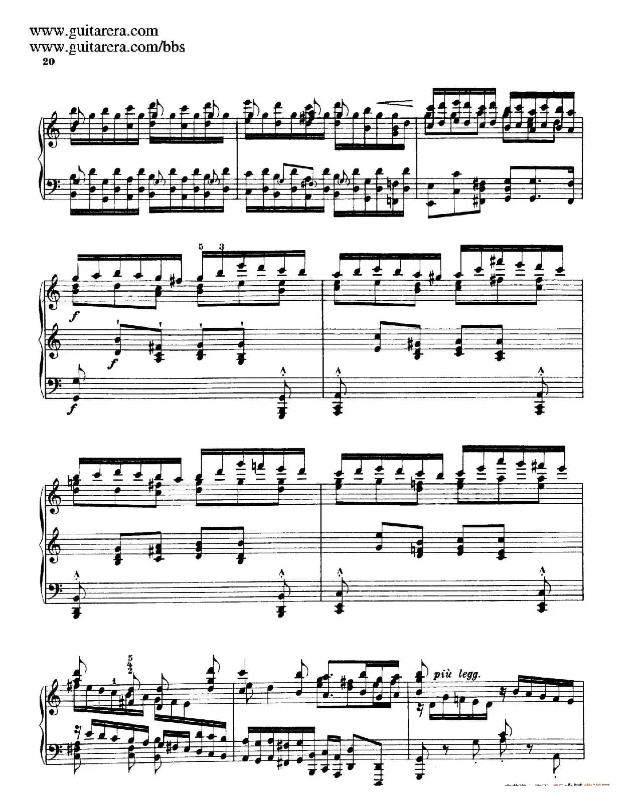 Toccata, Adagio and Fugue in C Major BWV 564 （C大调托卡塔、柔板和赋格）