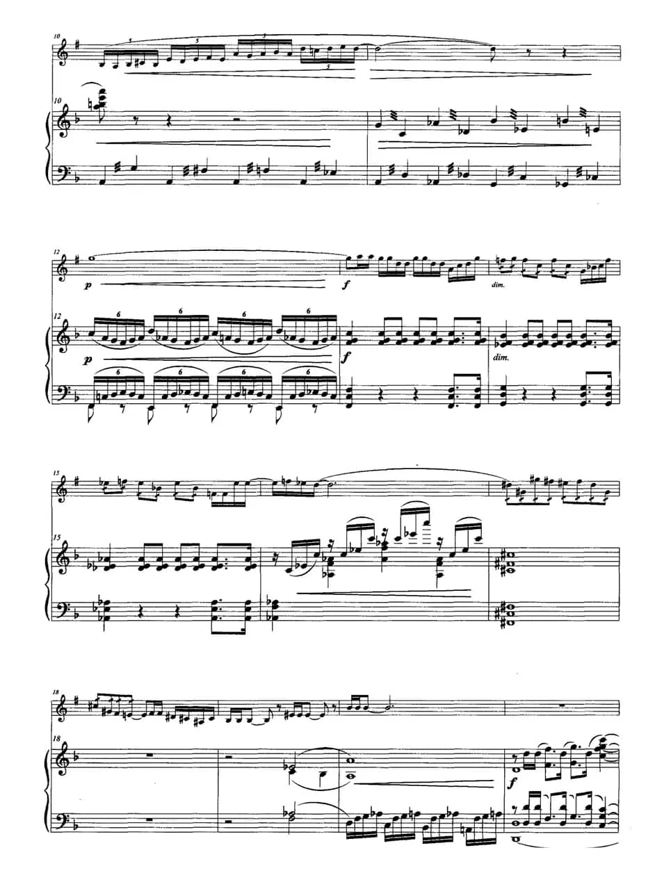 D小调奏鸣曲（小号+钢琴）