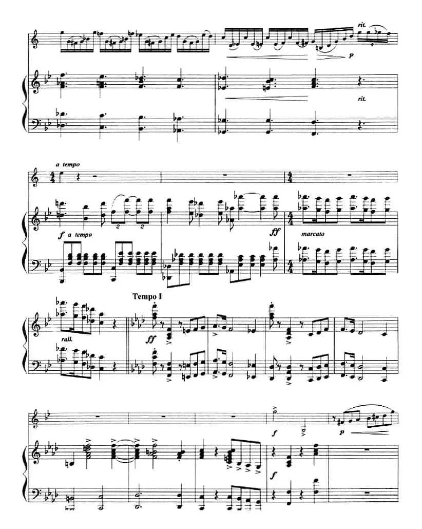 第一协奏曲（小号+钢琴伴奏）