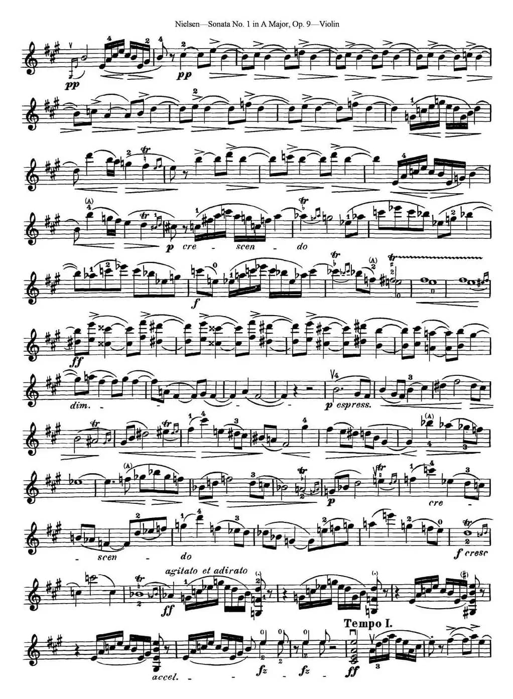 Violin Sonata No.1 in A Major Op.9