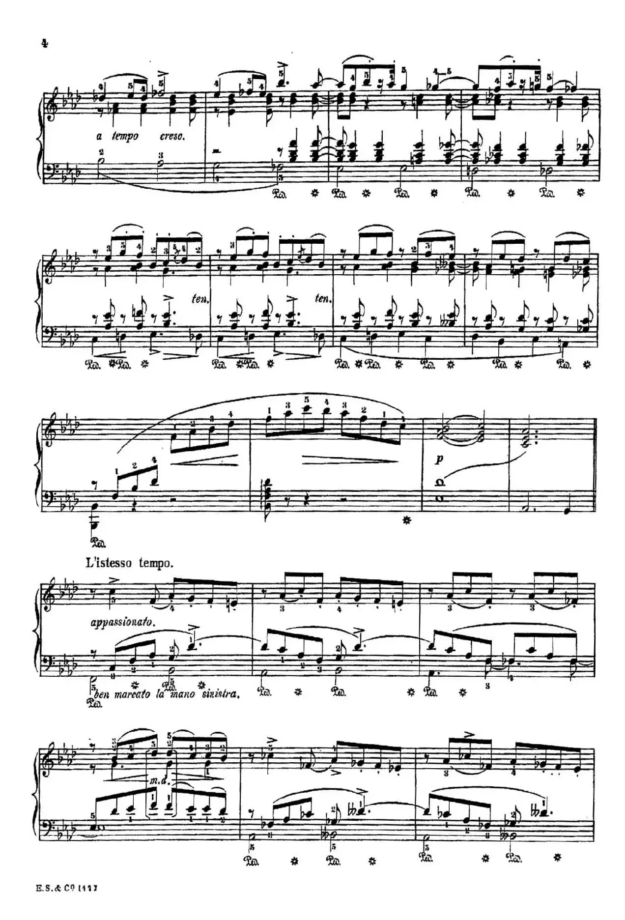 Albumblatt Op.2（纪念册的一页·莫什科夫斯基 作曲版）