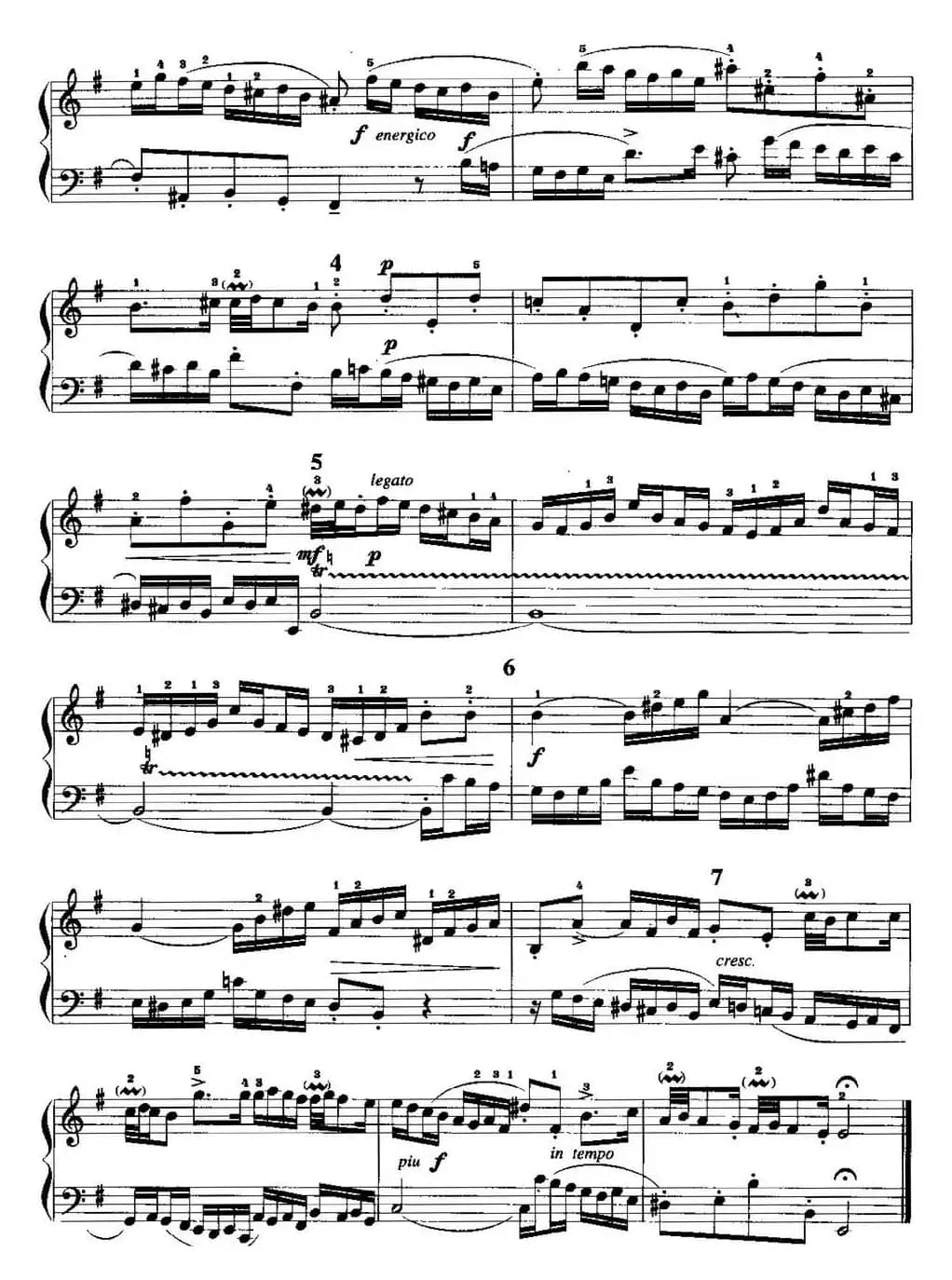 手风琴复调作品：e小调二部创意曲