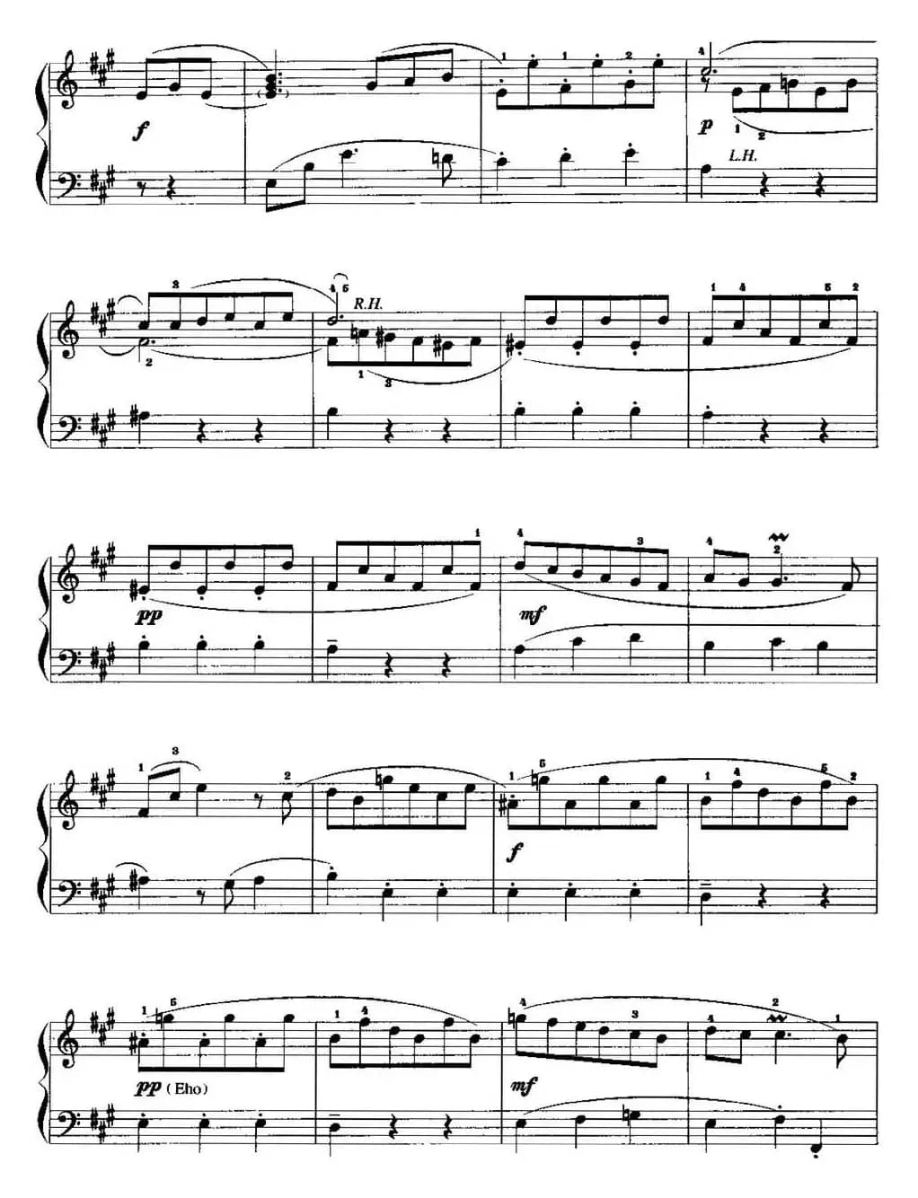 手风琴复调作品：小组曲